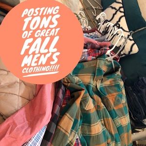 Men’s Suits, Jeans, Sweaters, Button Ups, Jackets!